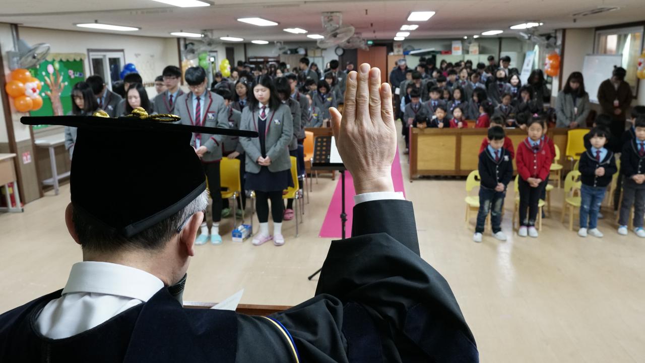 전주기독교대안학교-비전학교2017졸업진급예배42