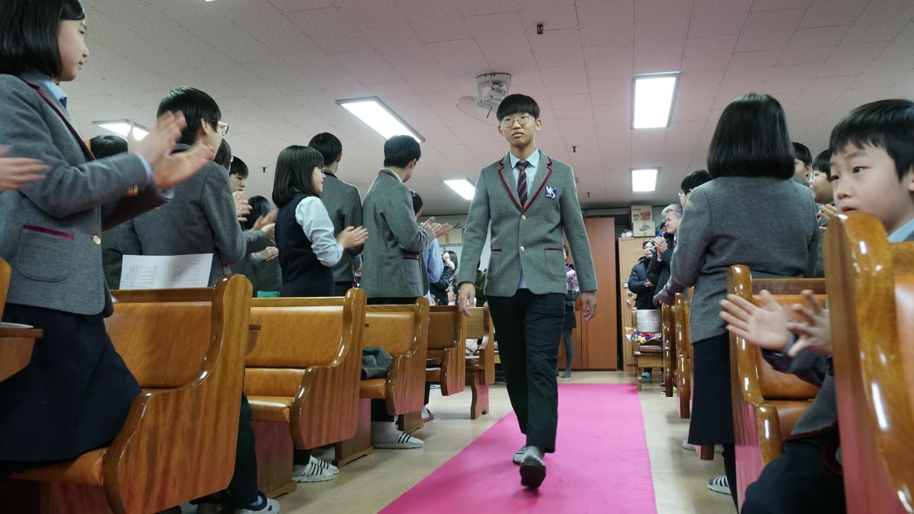 전주기독교대안학교-비전학교2017졸업진급예배48